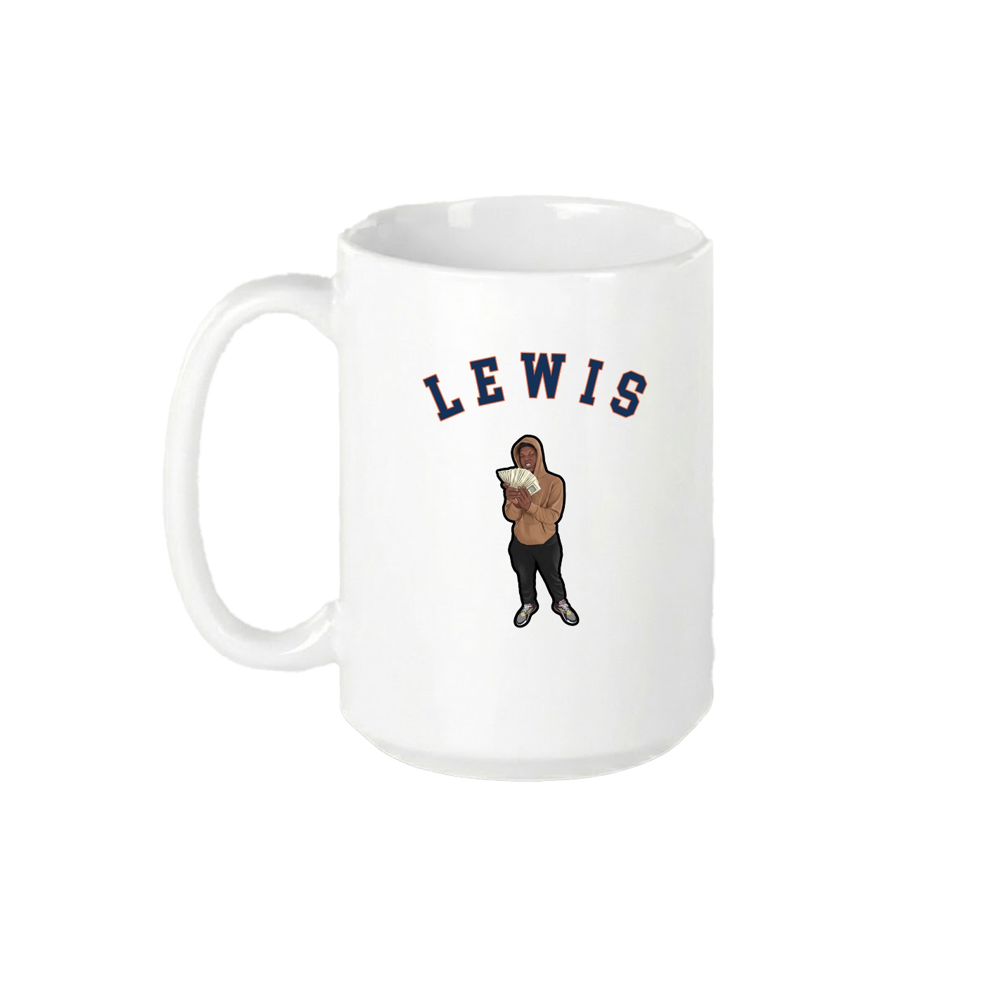 15oz Coffee Mug — Shirsey Arch in White
