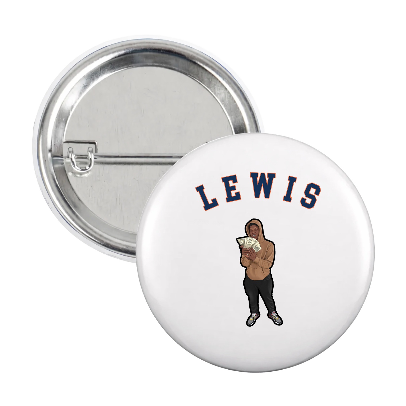 Game Day Button — Shirsey Arch in White