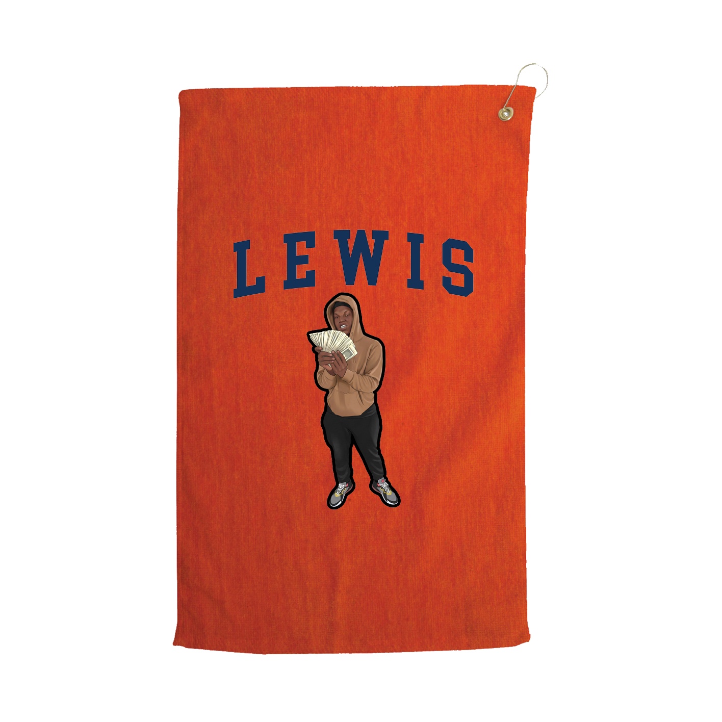 Golf Towel — Shirsey in Orange