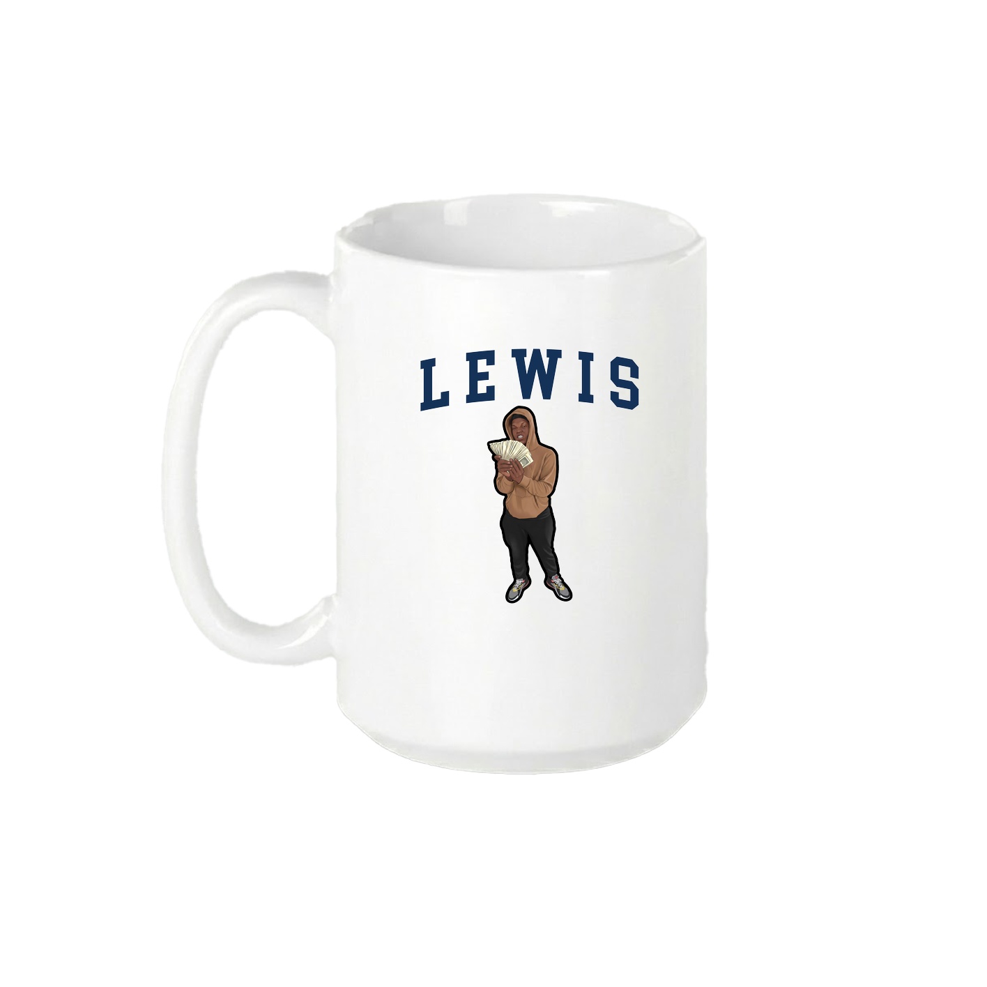 15oz Coffee Mug — Shirsey in White