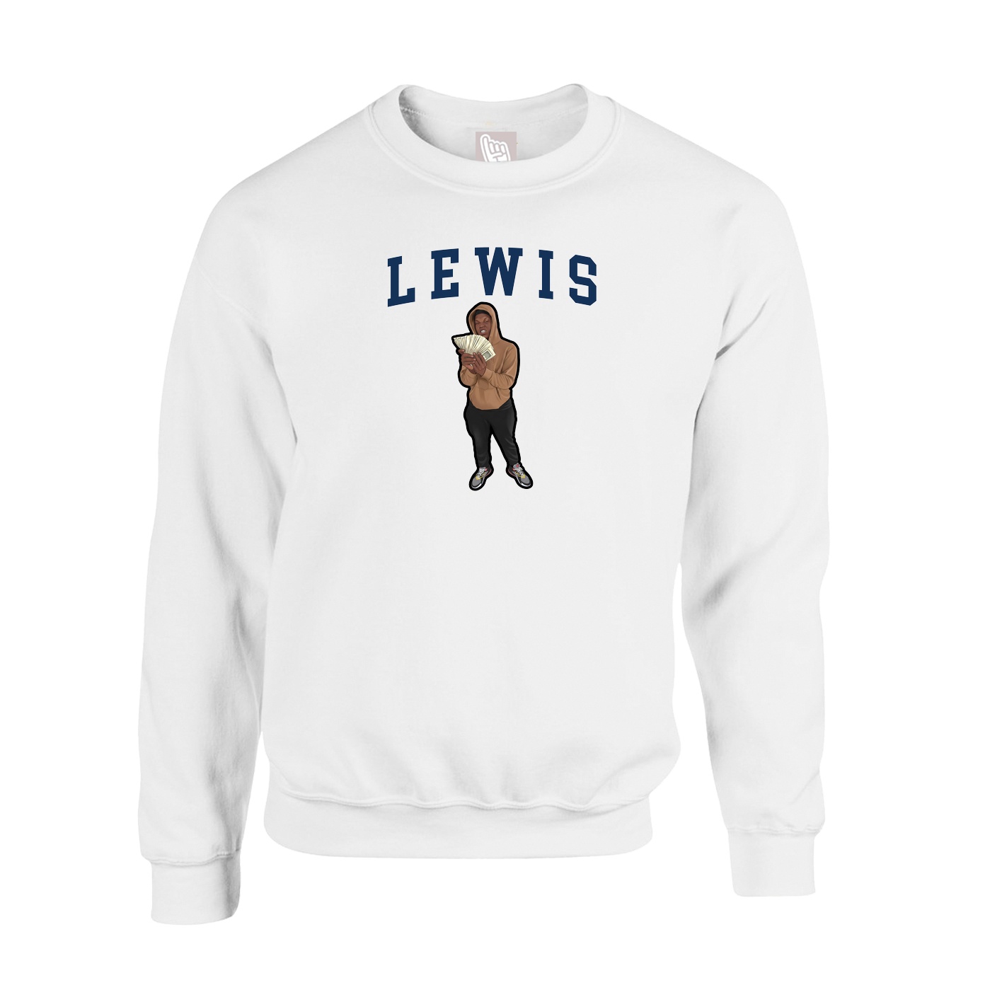Fleece Crew — Shirsey in White