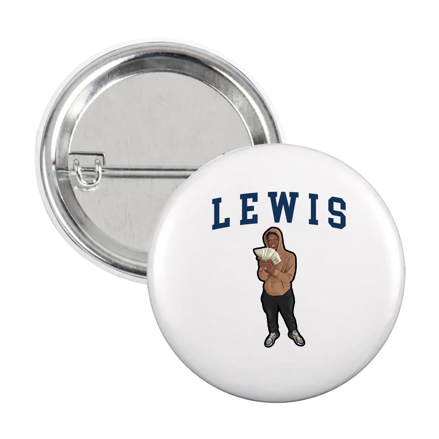 Game Day Button — Shirsey in White