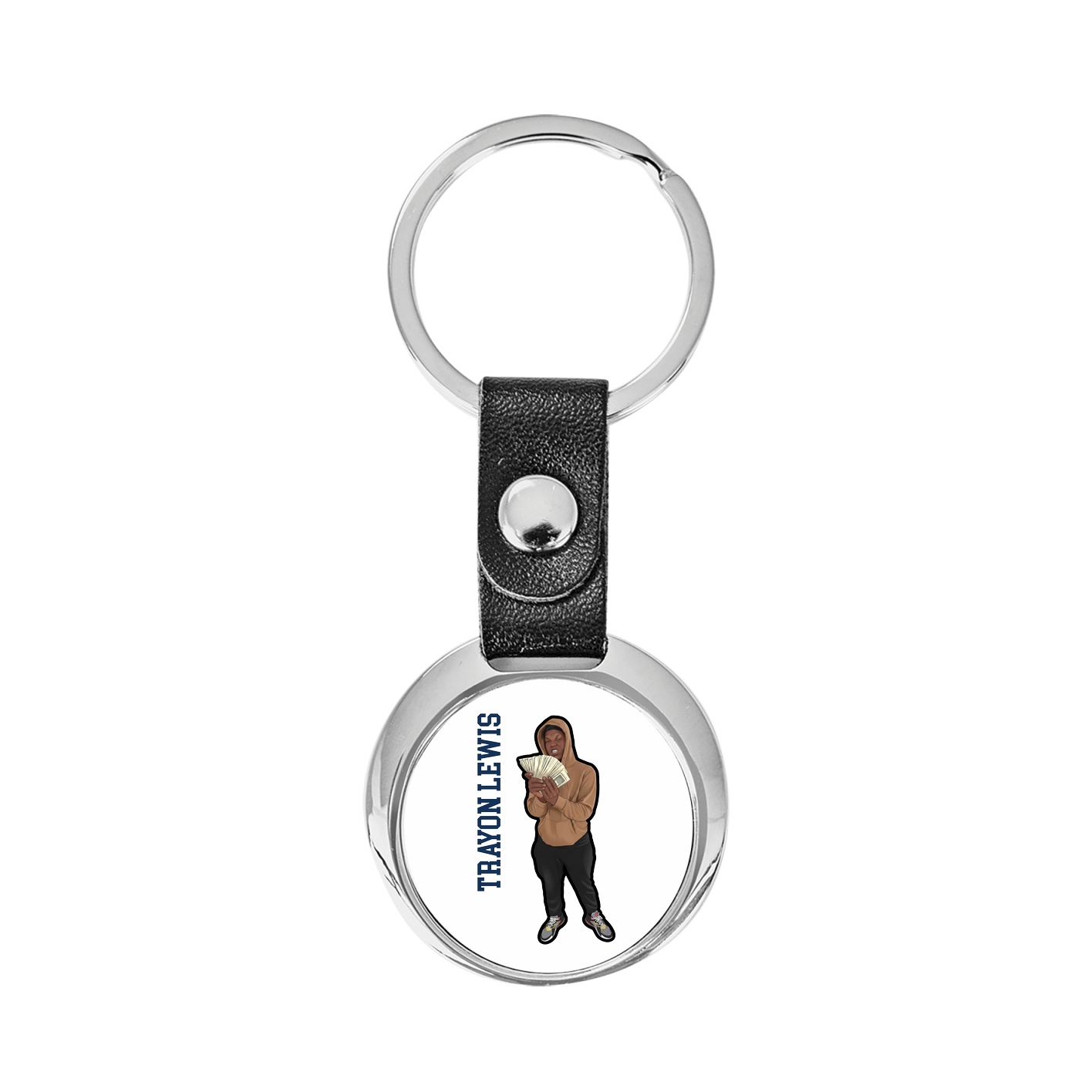 Key Chain — Name Vertical in Classic
