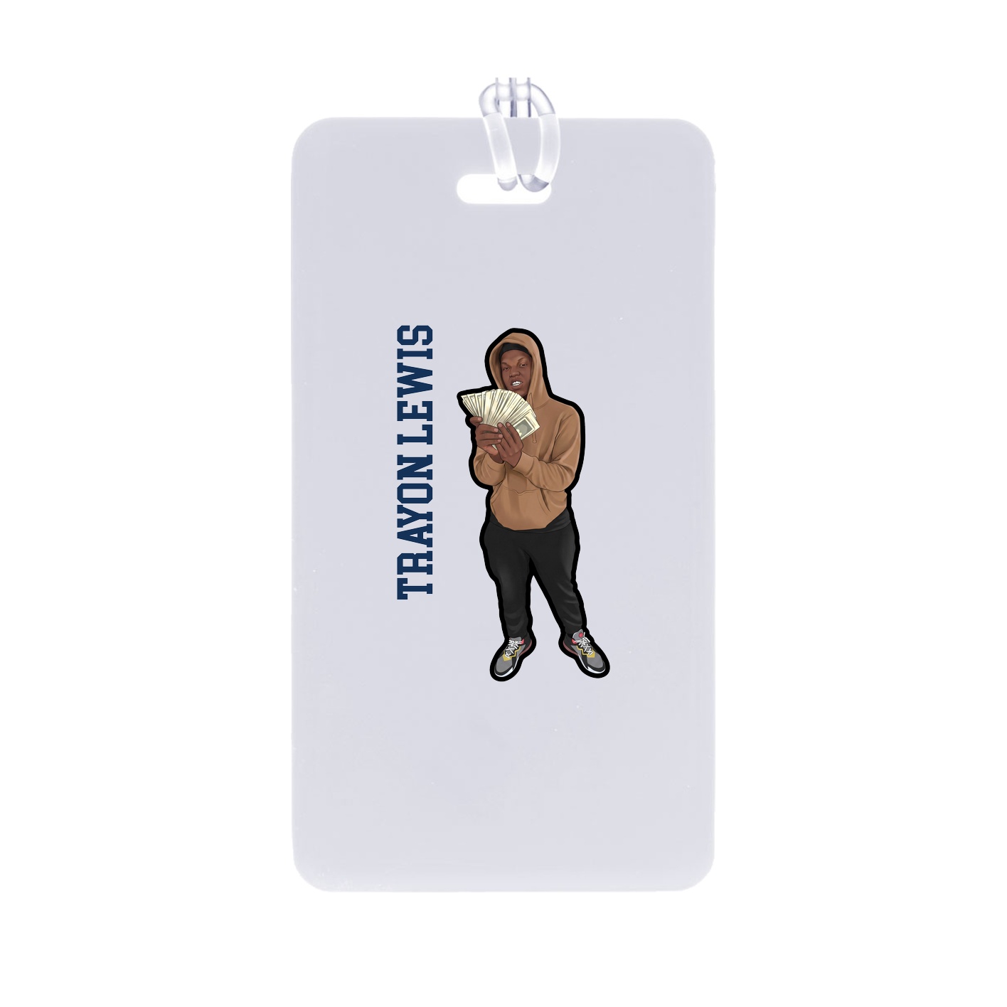 Bag Tag — Name Vertical in Classic