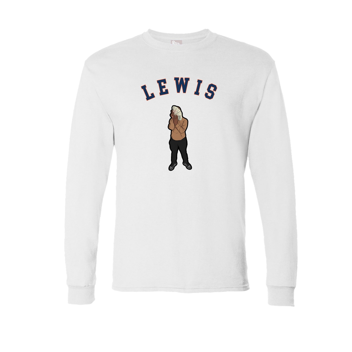 Long Sleeve Tee — Shirsey Arch in White