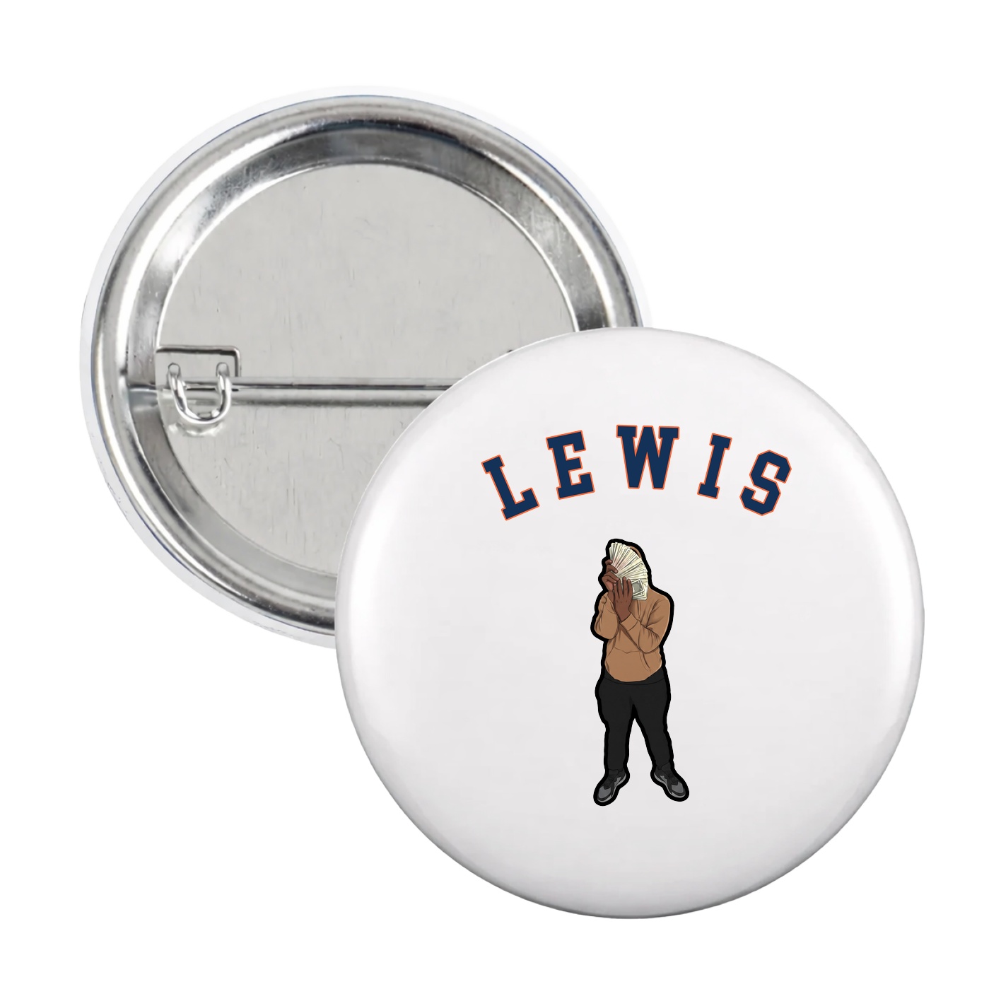 Game Day Button — Shirsey Arch in White