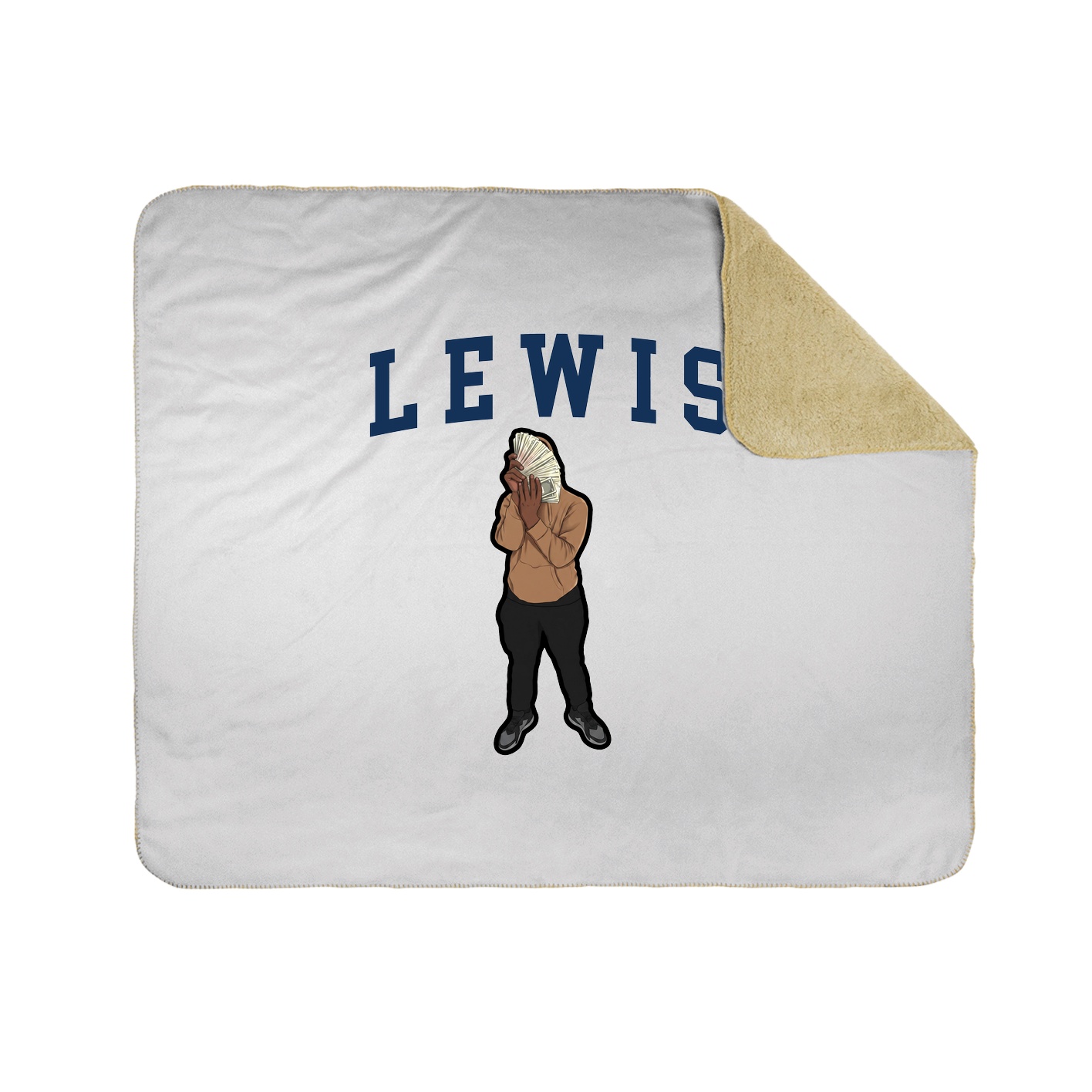 Throw Blanket — Shirsey in White