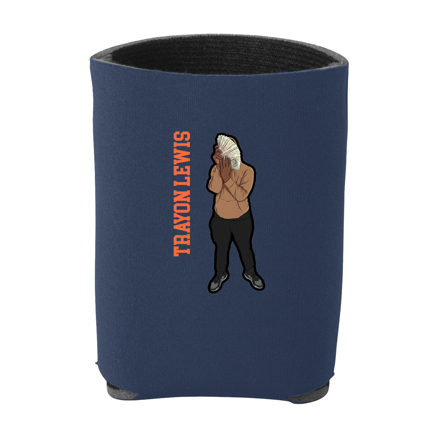 Can Holder — Name Vertical in Navy