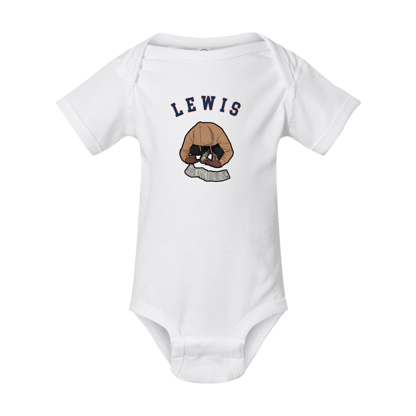 Baby Onesie — Shirsey Arch in White