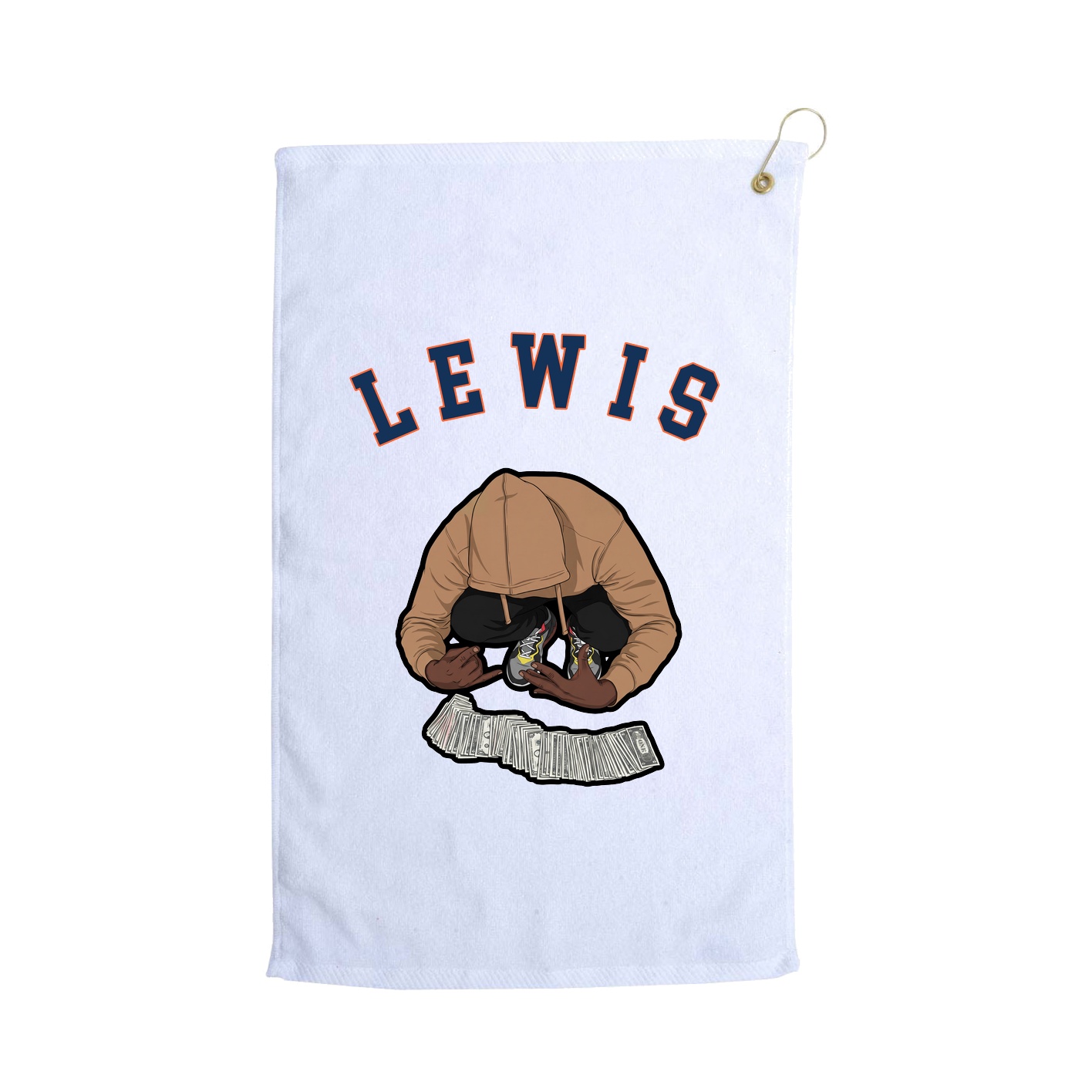 Golf Towel — Shirsey Arch in White