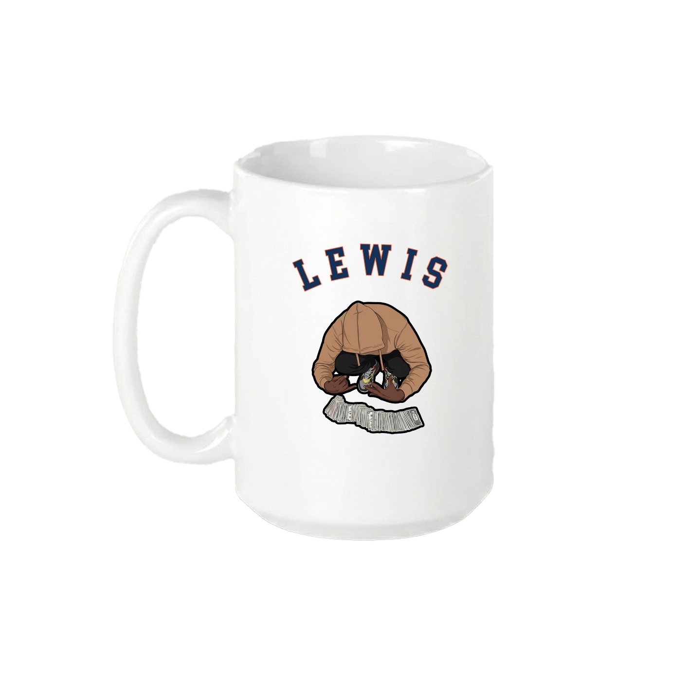 15oz Coffee Mug — Shirsey Arch in White