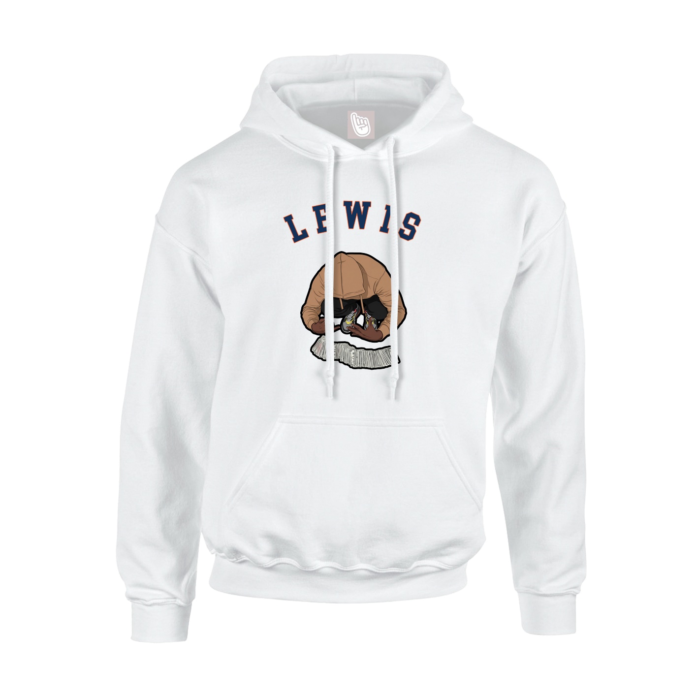 Hoodie — Shirsey Arch in White