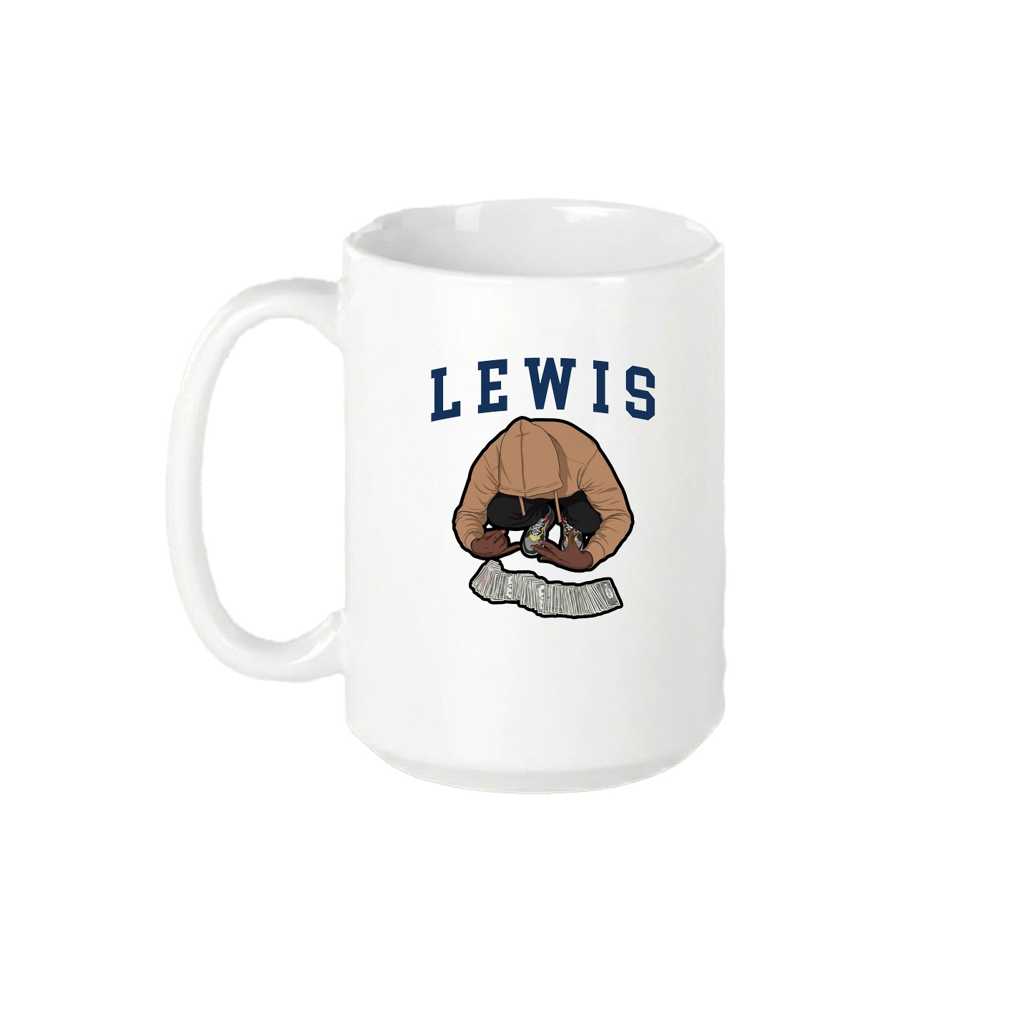 15oz Coffee Mug — Shirsey in White