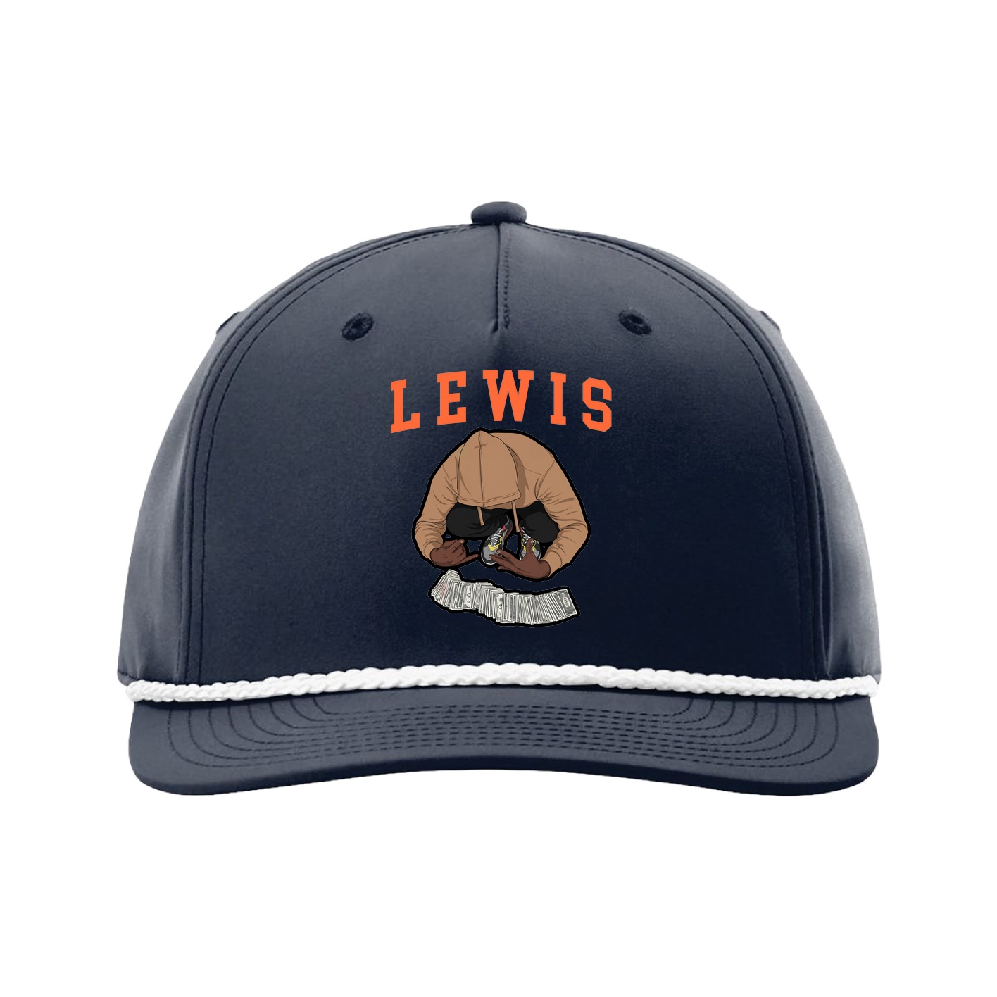 Five-Panel Classic Rope Cap — Shirsey in Navy