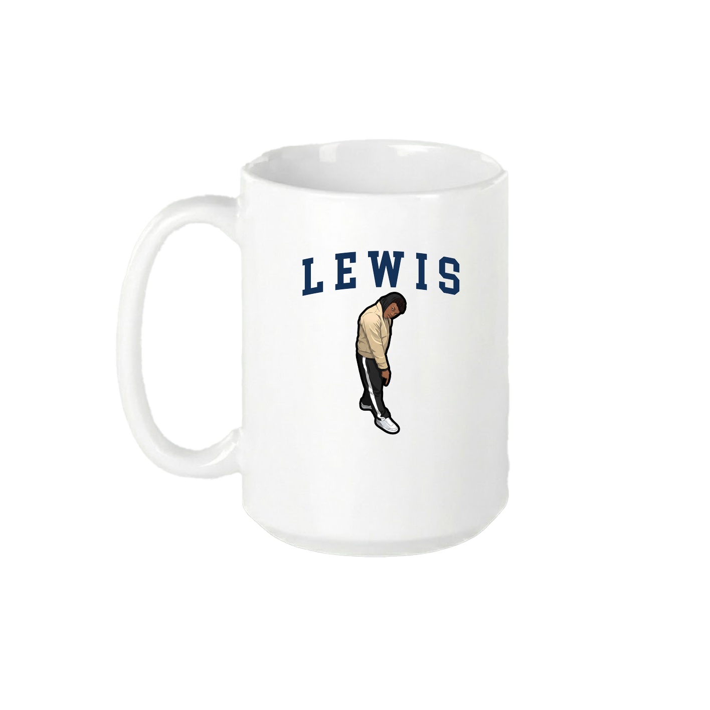 15oz Coffee Mug — Shirsey in White
