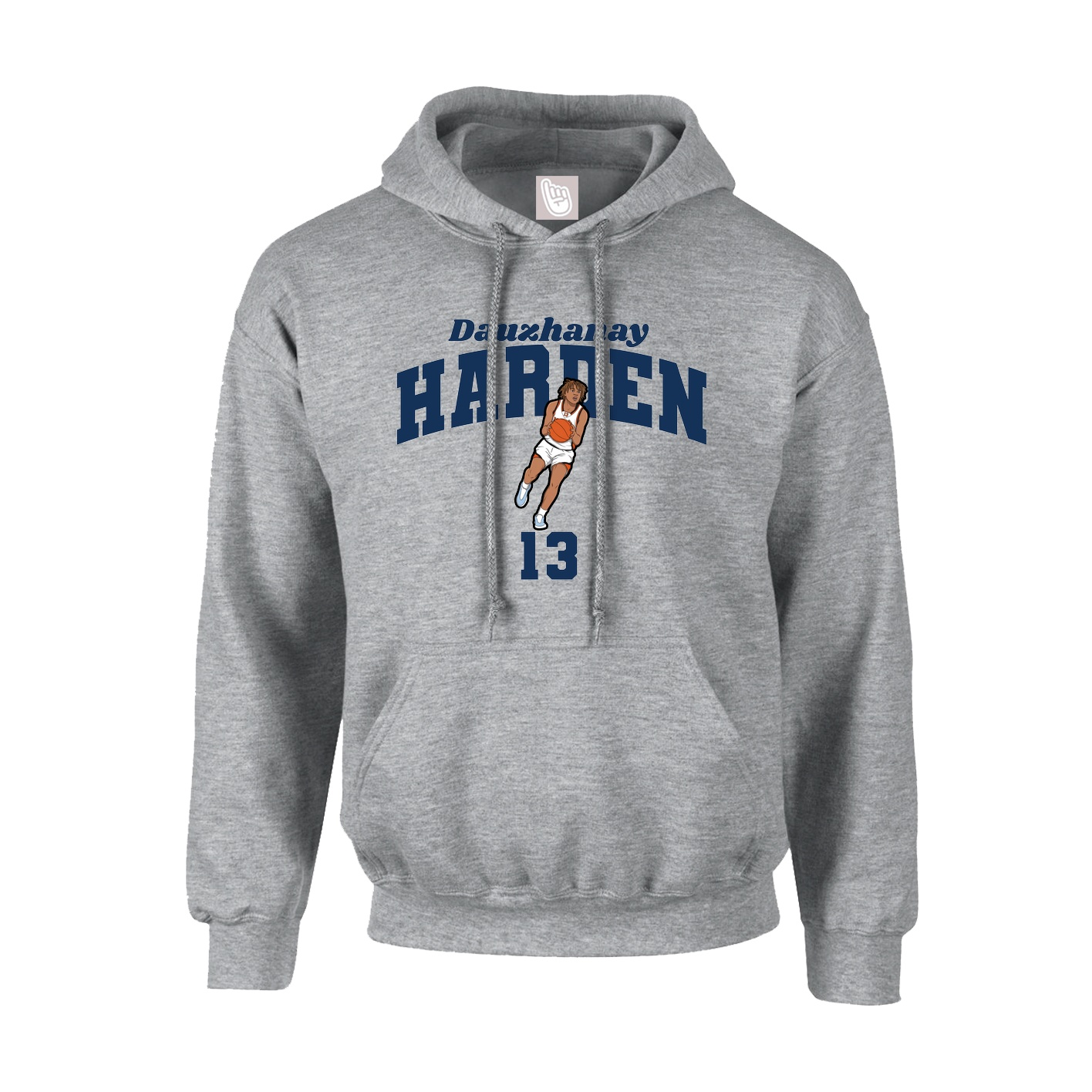 Youth Hoodie — Signature Arch in Grey