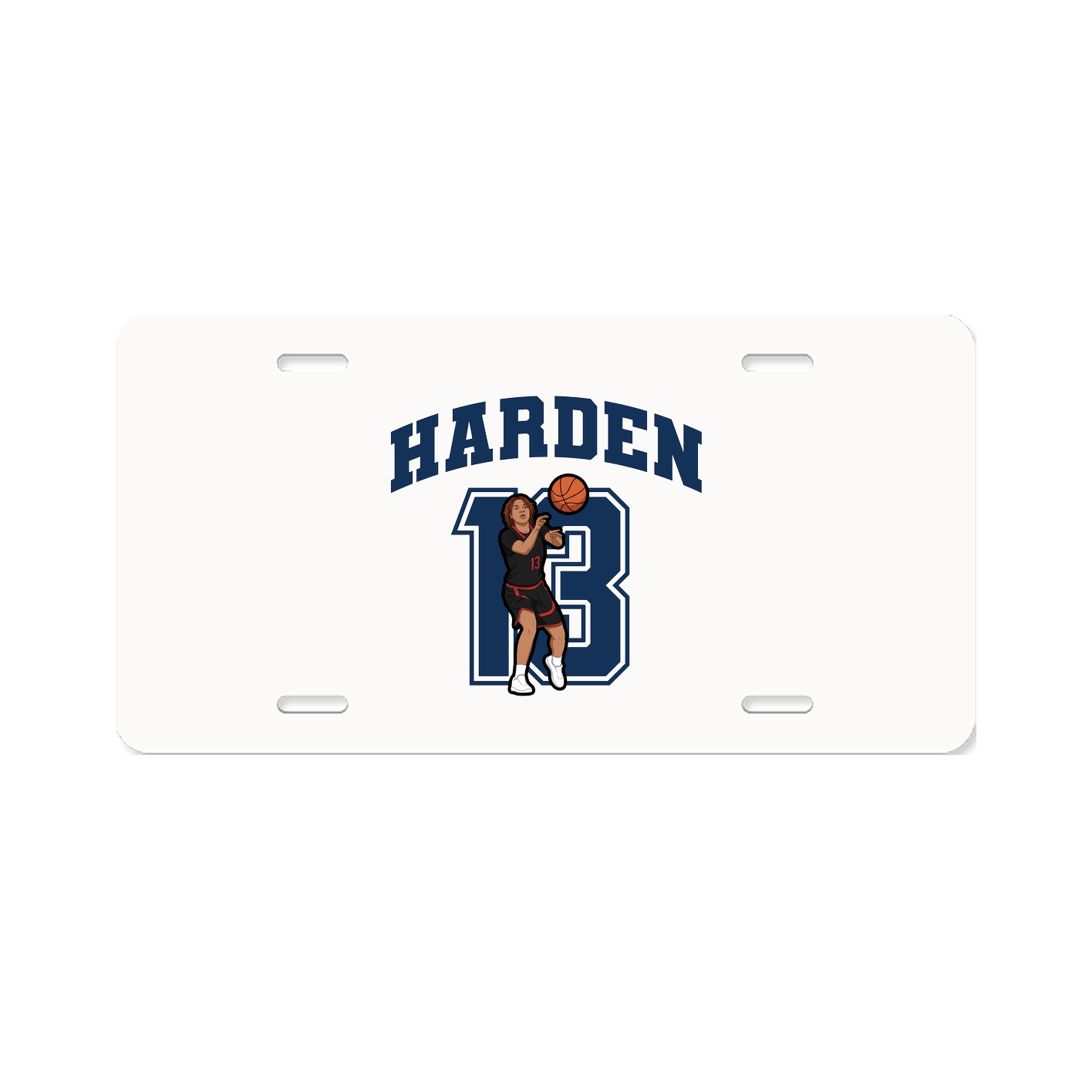 License Plate — Number in Classic