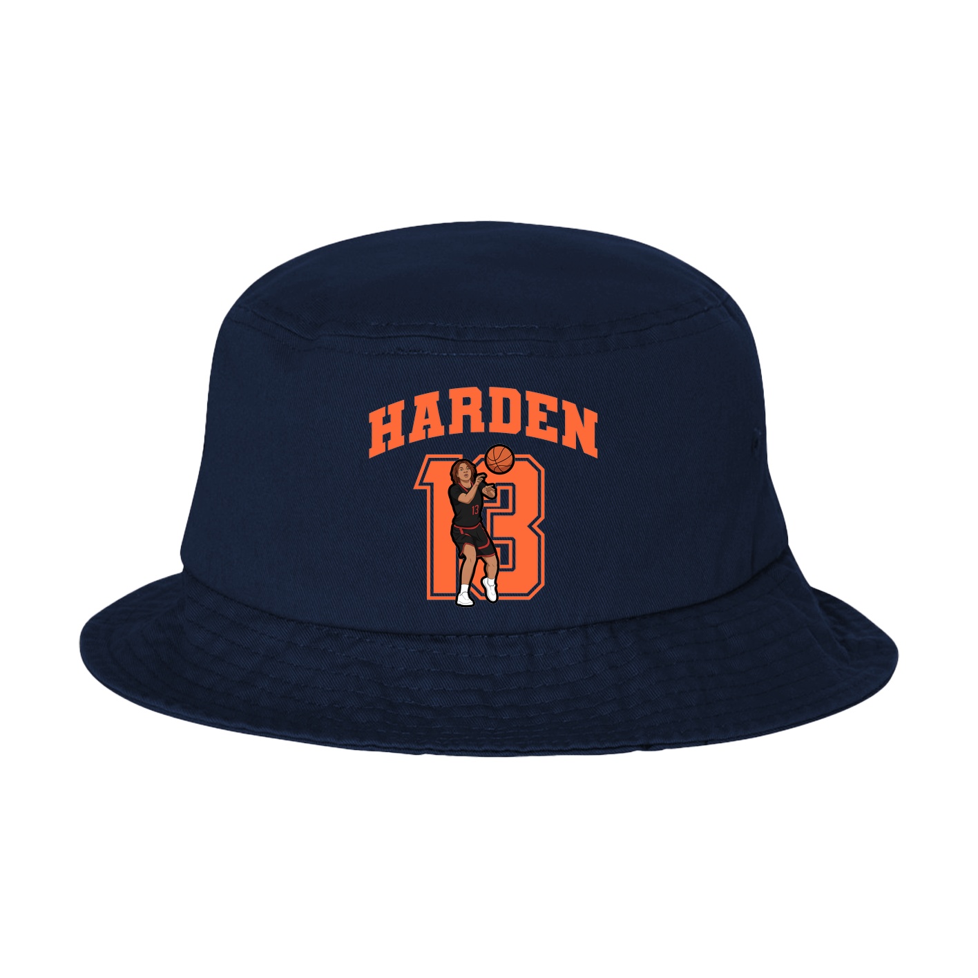 Bucket Cap — Number in Navy