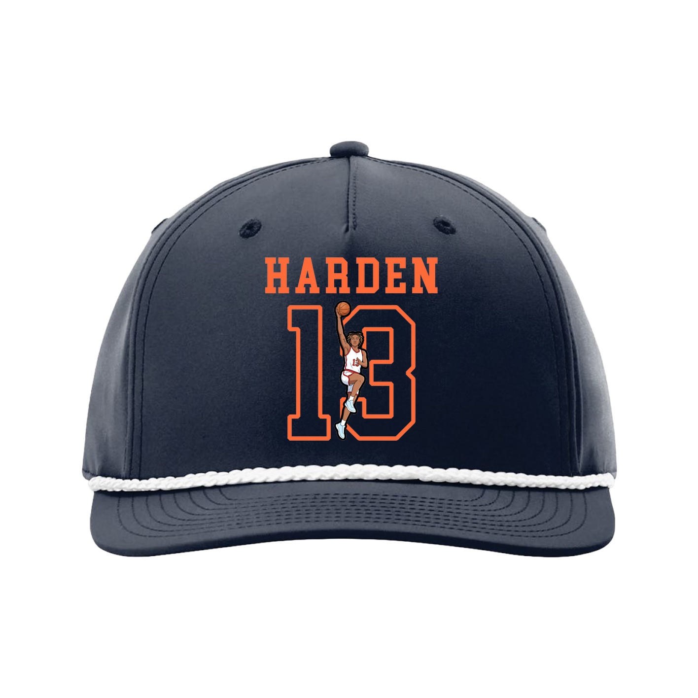 Five-Panel Classic Rope Cap — Shirsey in Navy