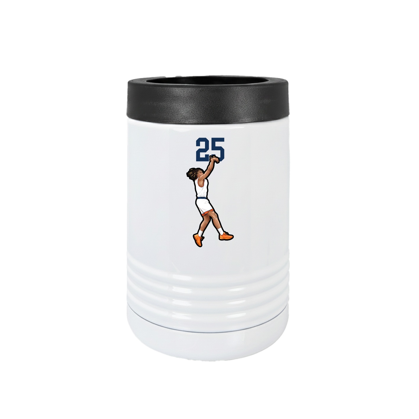 Beverage Holder — Number Top in White