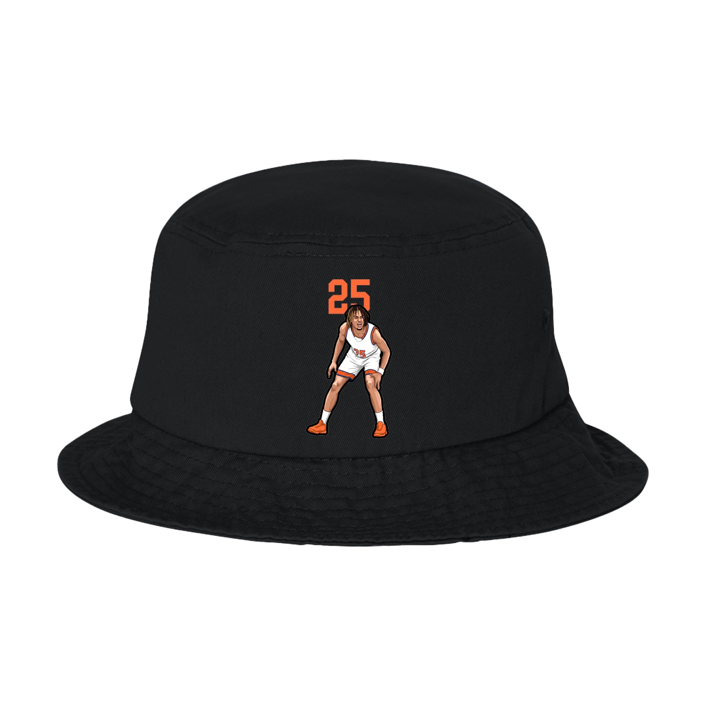 Bucket Cap — Number Top in Black