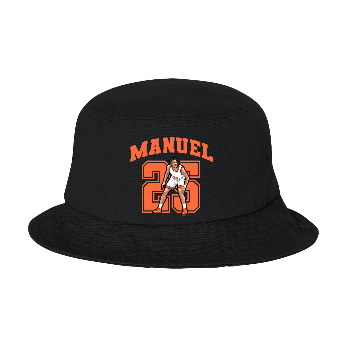 Bucket Cap — Number in Black