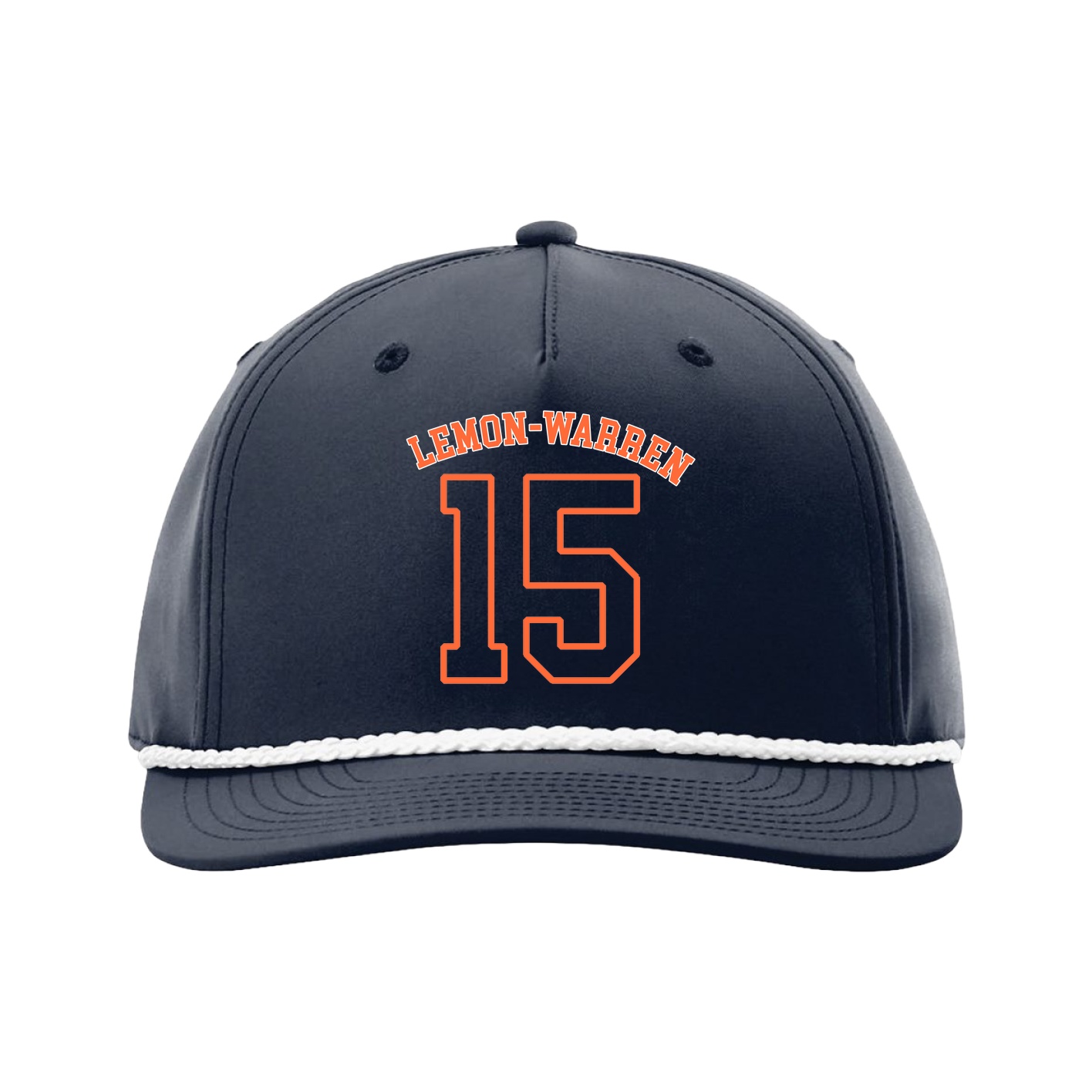 Five-Panel Classic Rope Cap — Shirsey Arch in Navy