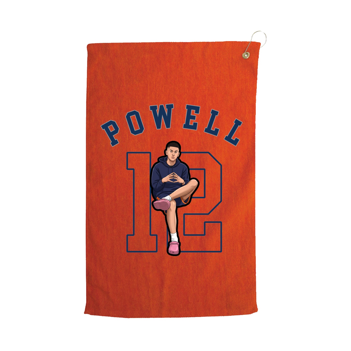 Golf Towel — Shirsey Arch in Orange