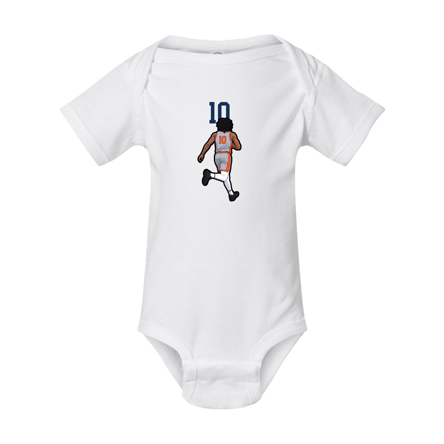 Baby Onesie — Number Top in White