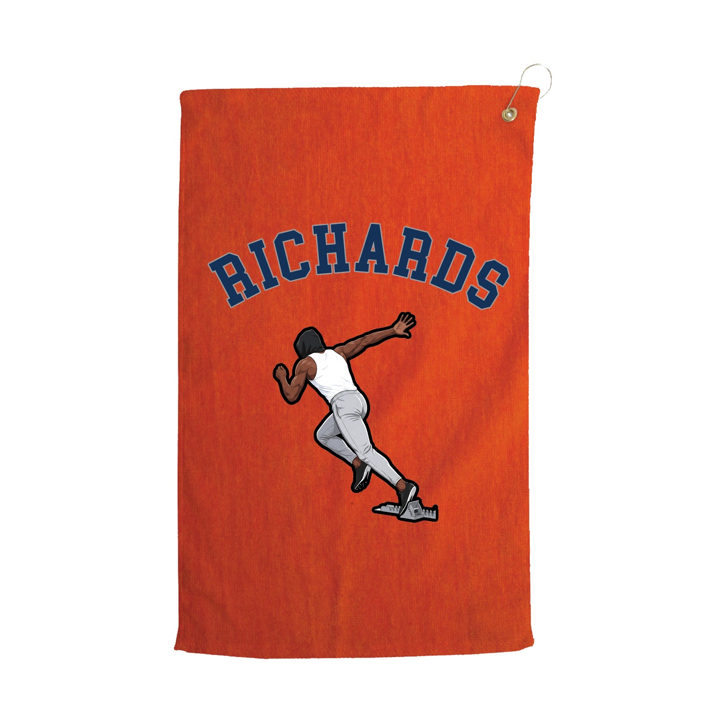 Golf Towel — Shirsey Arch in Orange