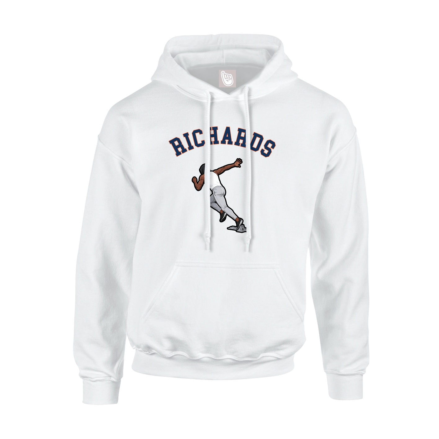 Youth Hoodie — Shirsey Arch in White