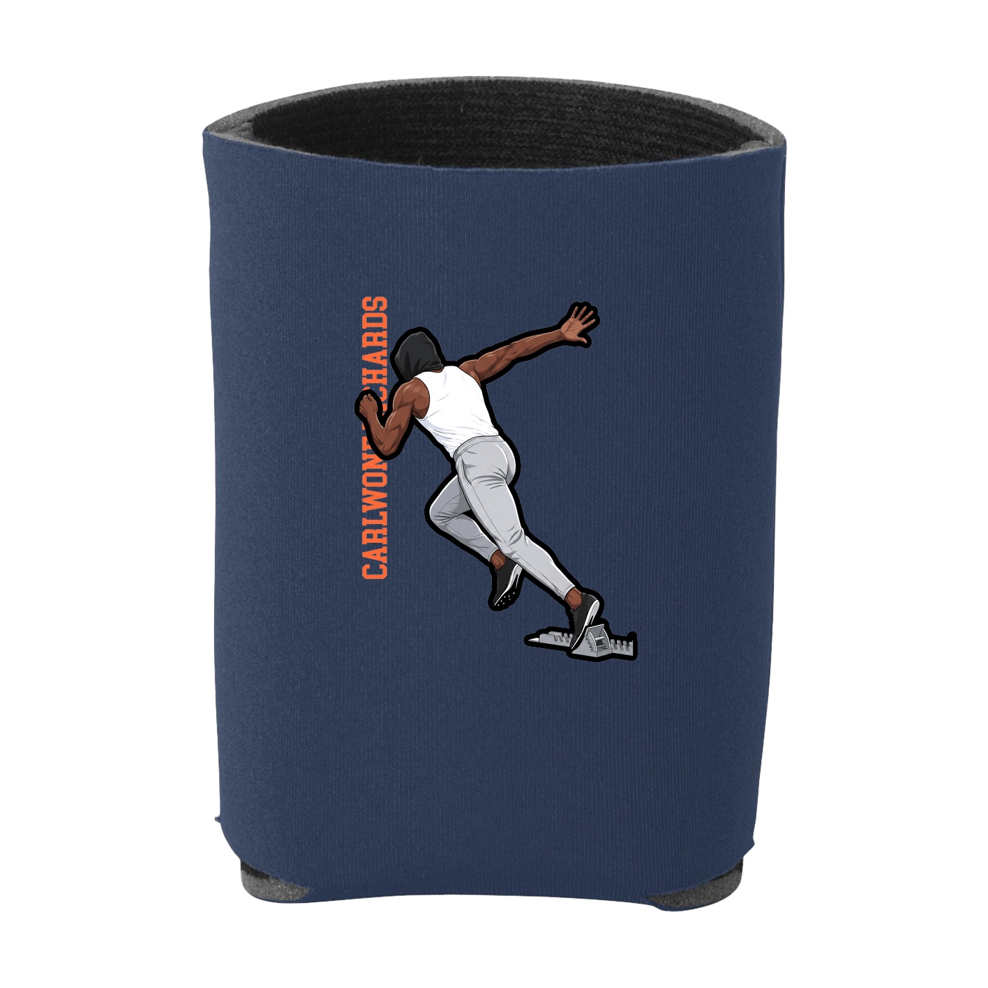 Can Holder — Name Vertical in Navy