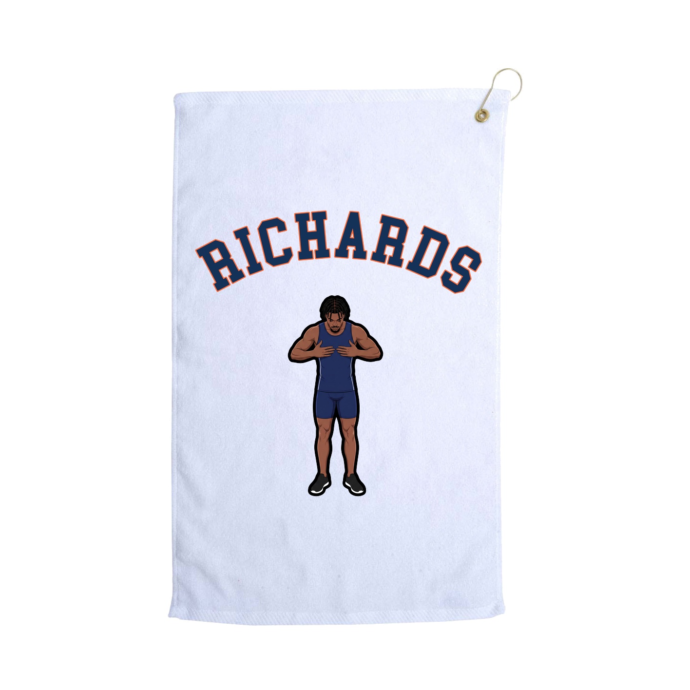 Golf Towel — Shirsey Arch in White