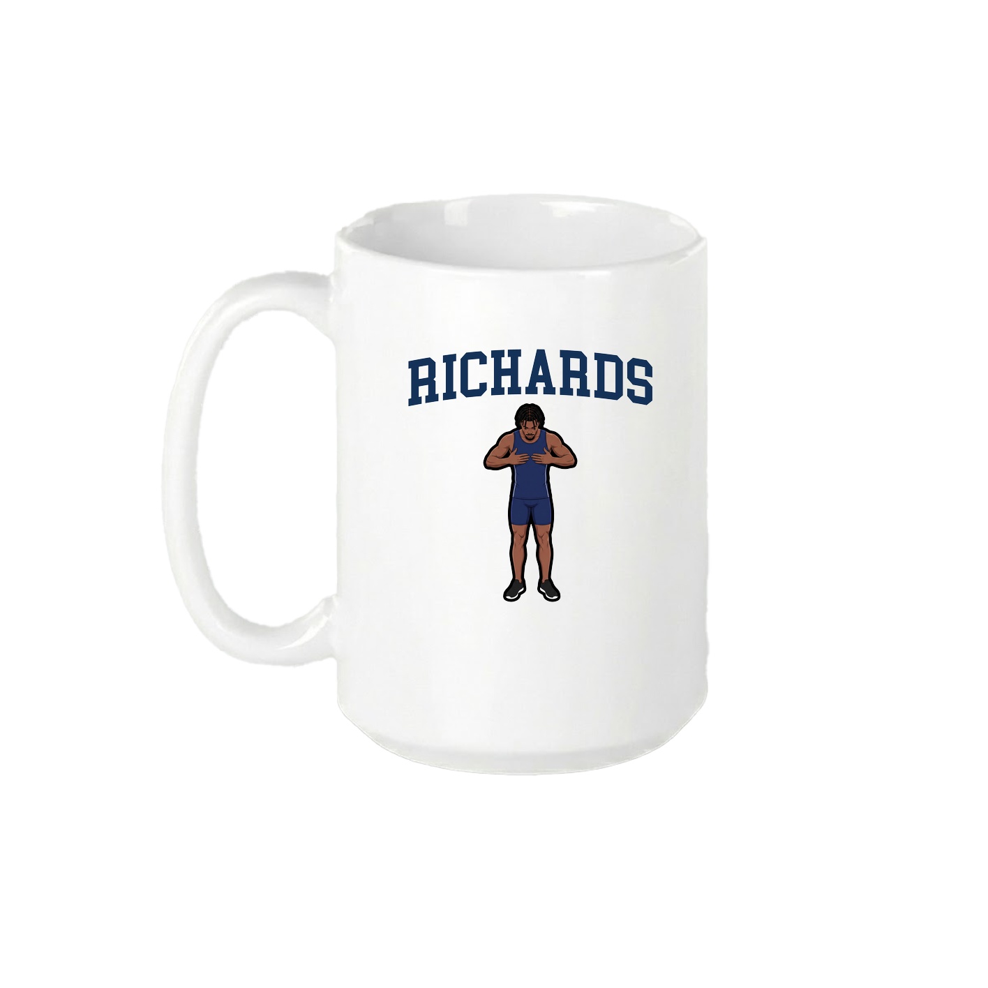15oz Coffee Mug — Shirsey in White