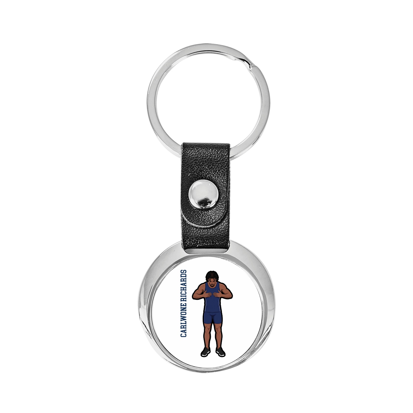 Key Chain — Name Vertical in Classic