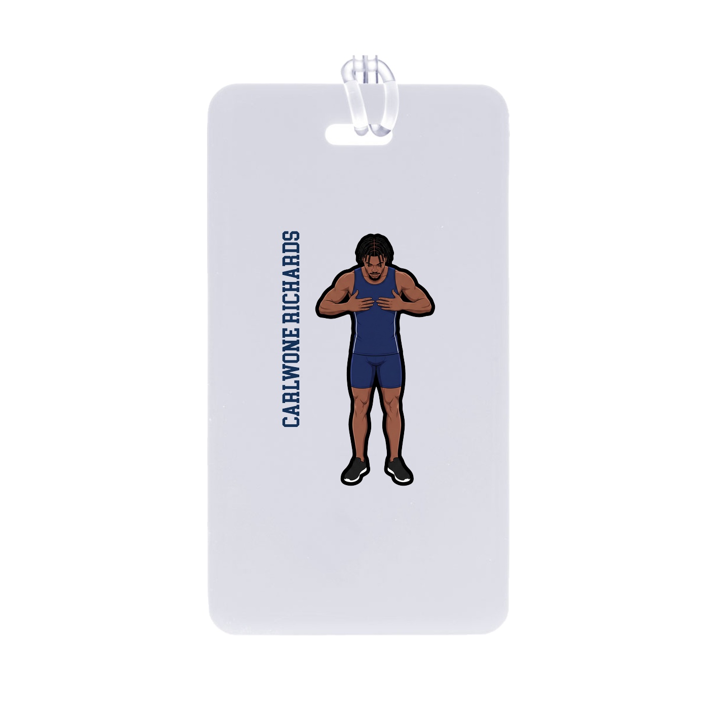 Bag Tag — Name Vertical in Classic