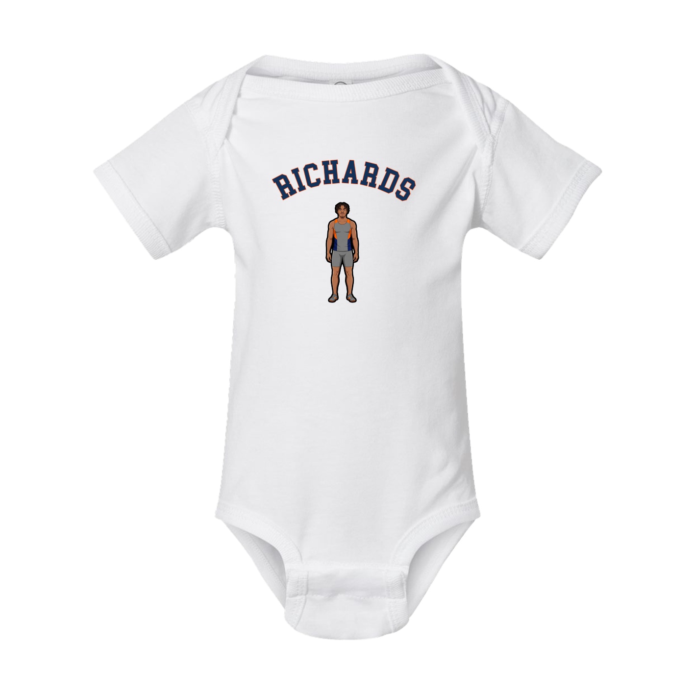 Baby Onesie — Shirsey Arch in White