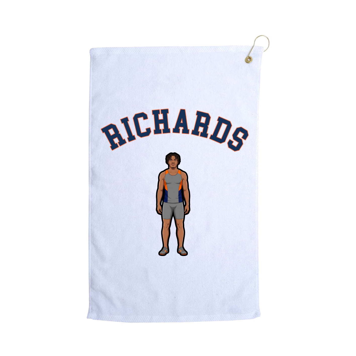 Golf Towel — Shirsey Arch in White
