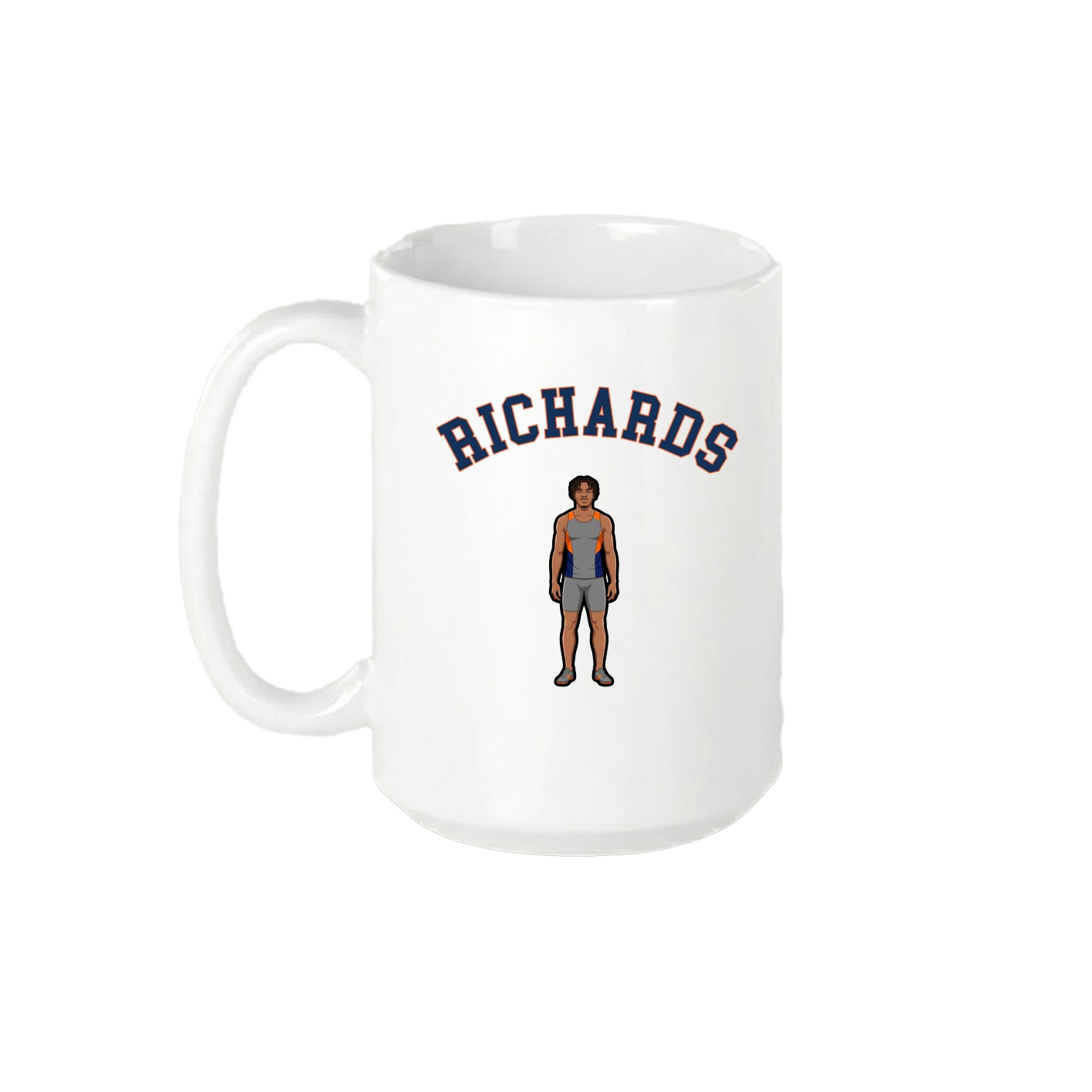 15oz Coffee Mug — Shirsey Arch in White
