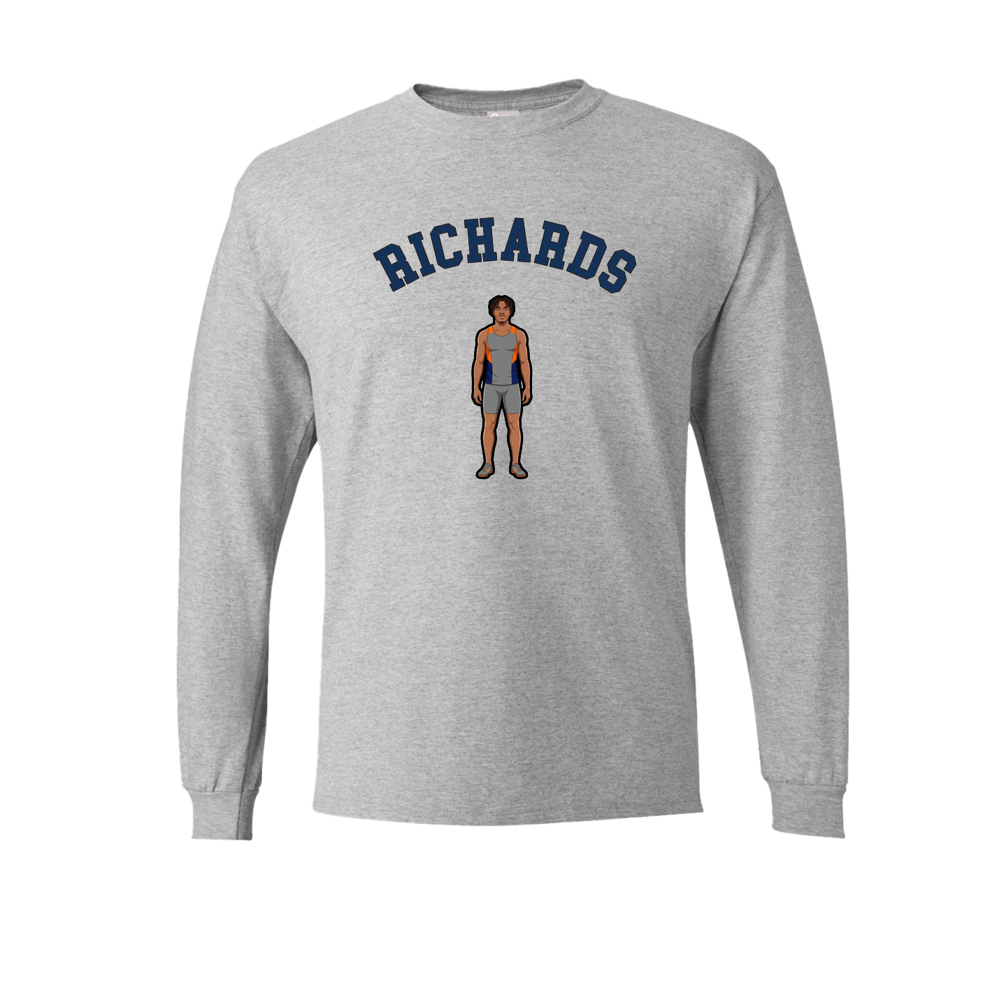 Long Sleeve Tee — Shirsey Arch in Grey