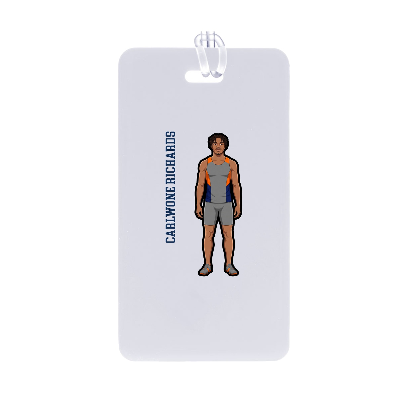 Bag Tag — Name Vertical in Classic