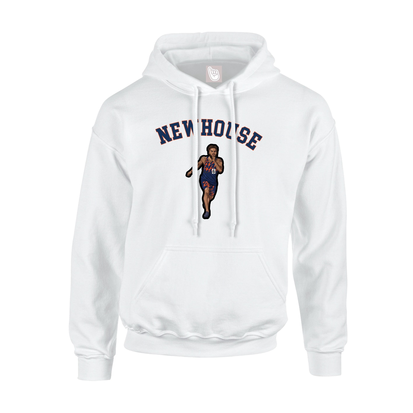 Youth Hoodie — Shirsey Arch in White