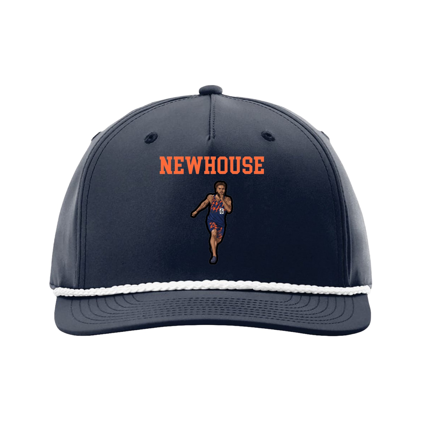 Five-Panel Classic Rope Cap — Shirsey in Navy
