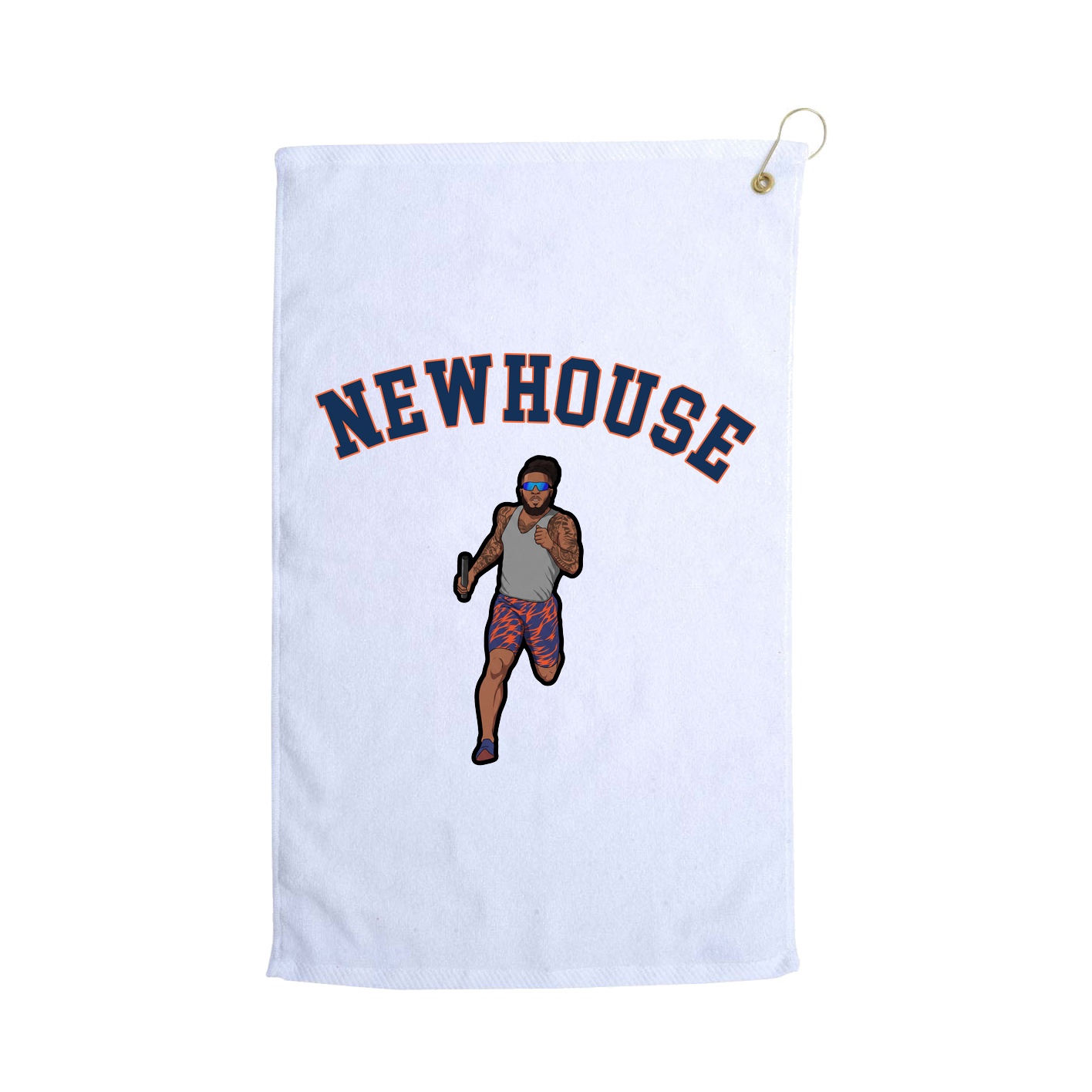 Golf Towel — Shirsey Arch in White