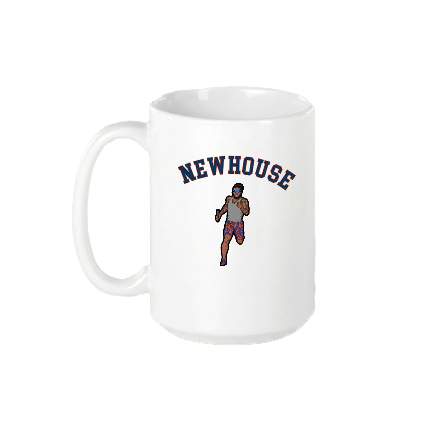 15oz Coffee Mug — Shirsey Arch in White