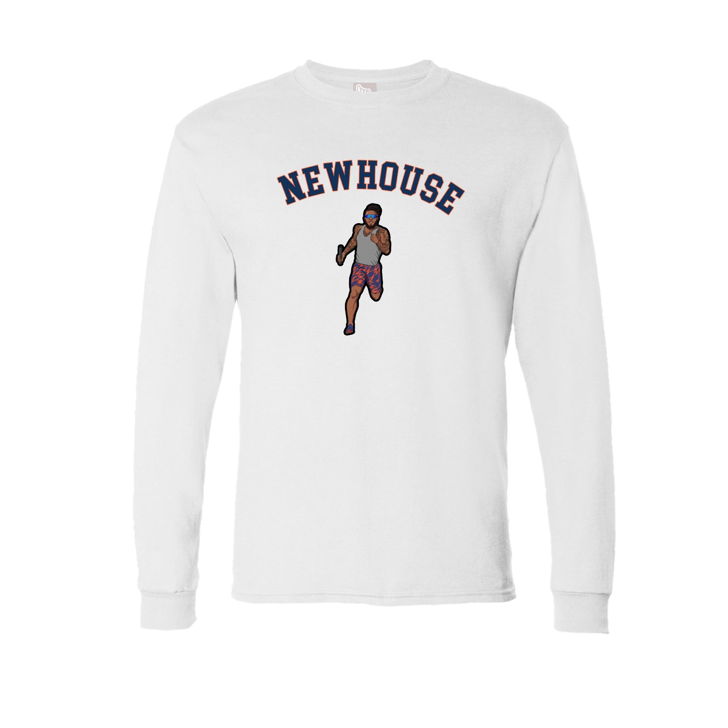 Long Sleeve Tee — Shirsey Arch in White