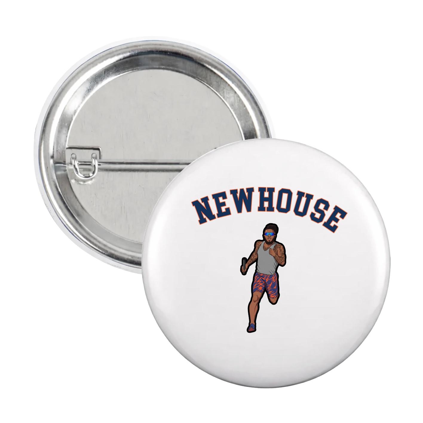 Game Day Button — Shirsey Arch in White