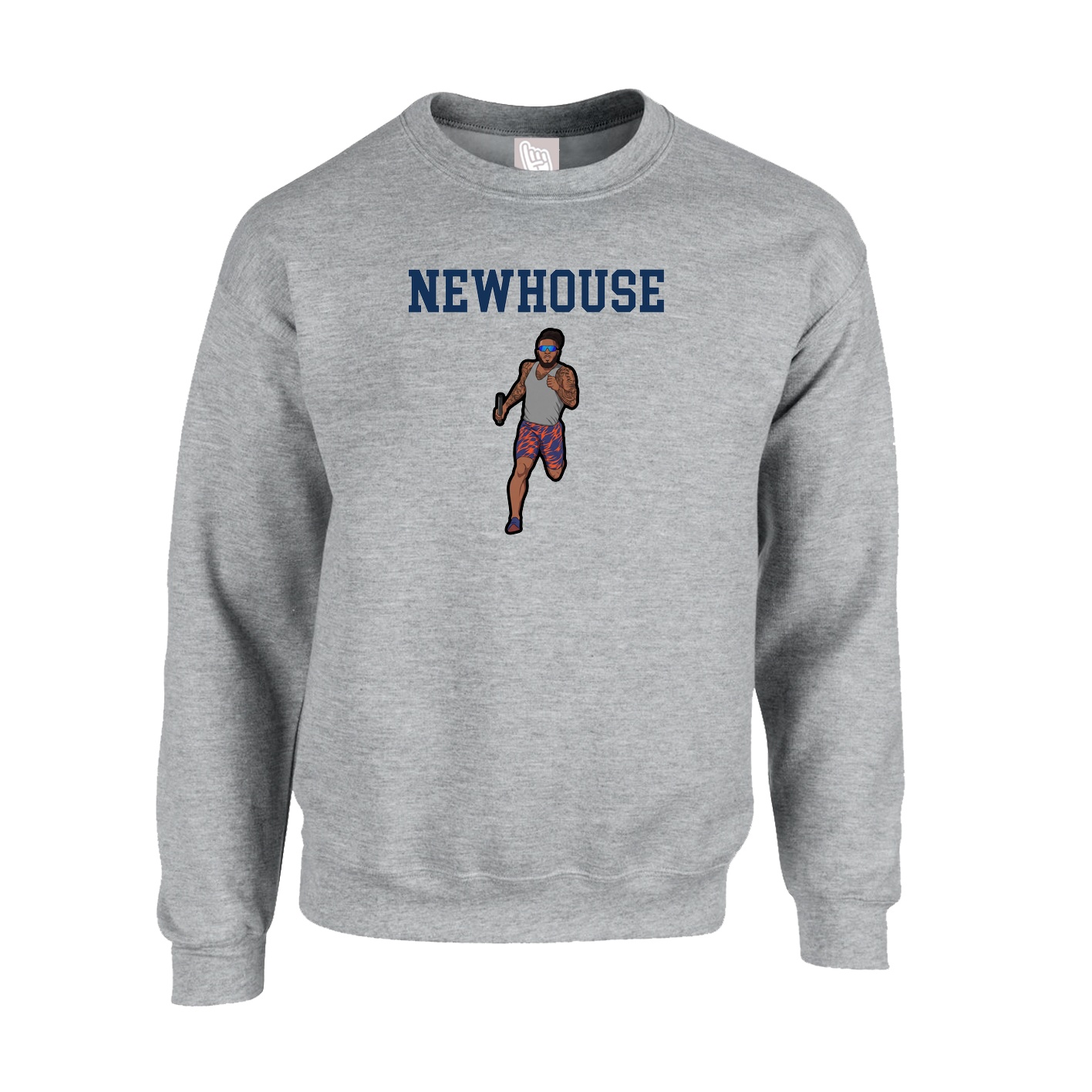 Fleece Crew — Shirsey in Grey