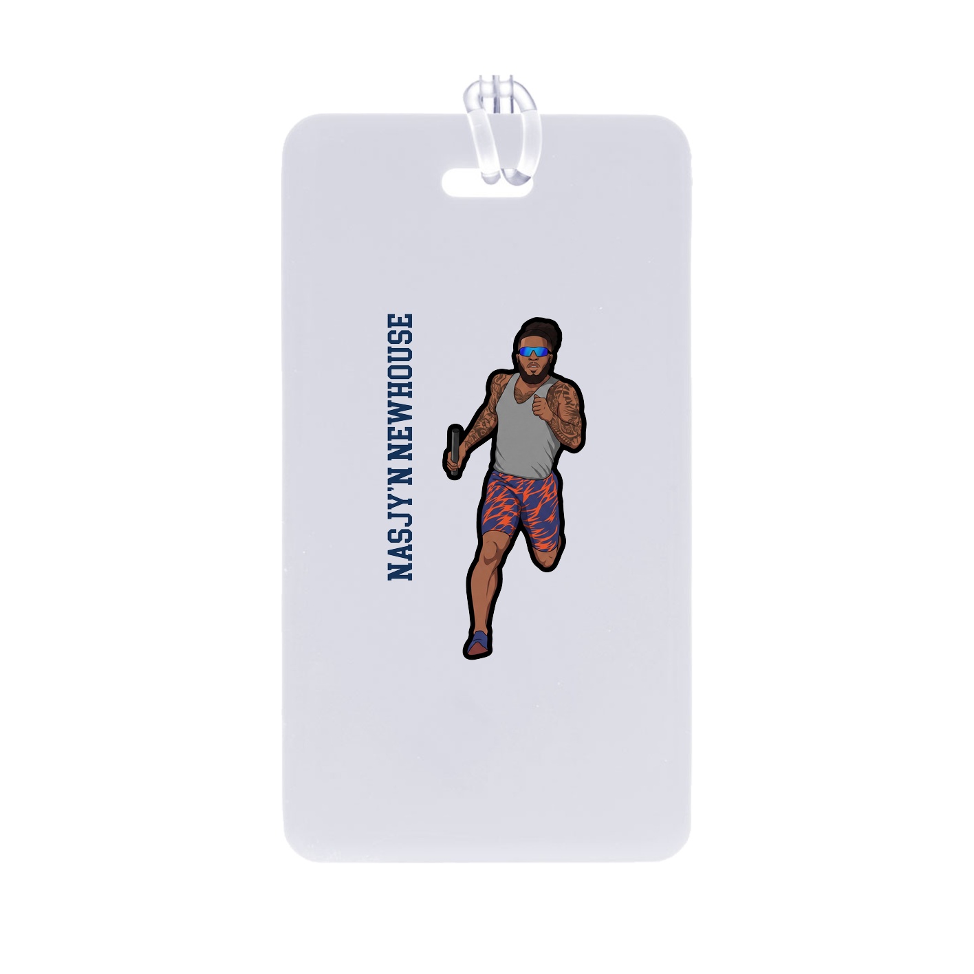 Bag Tag — Name Vertical in Classic