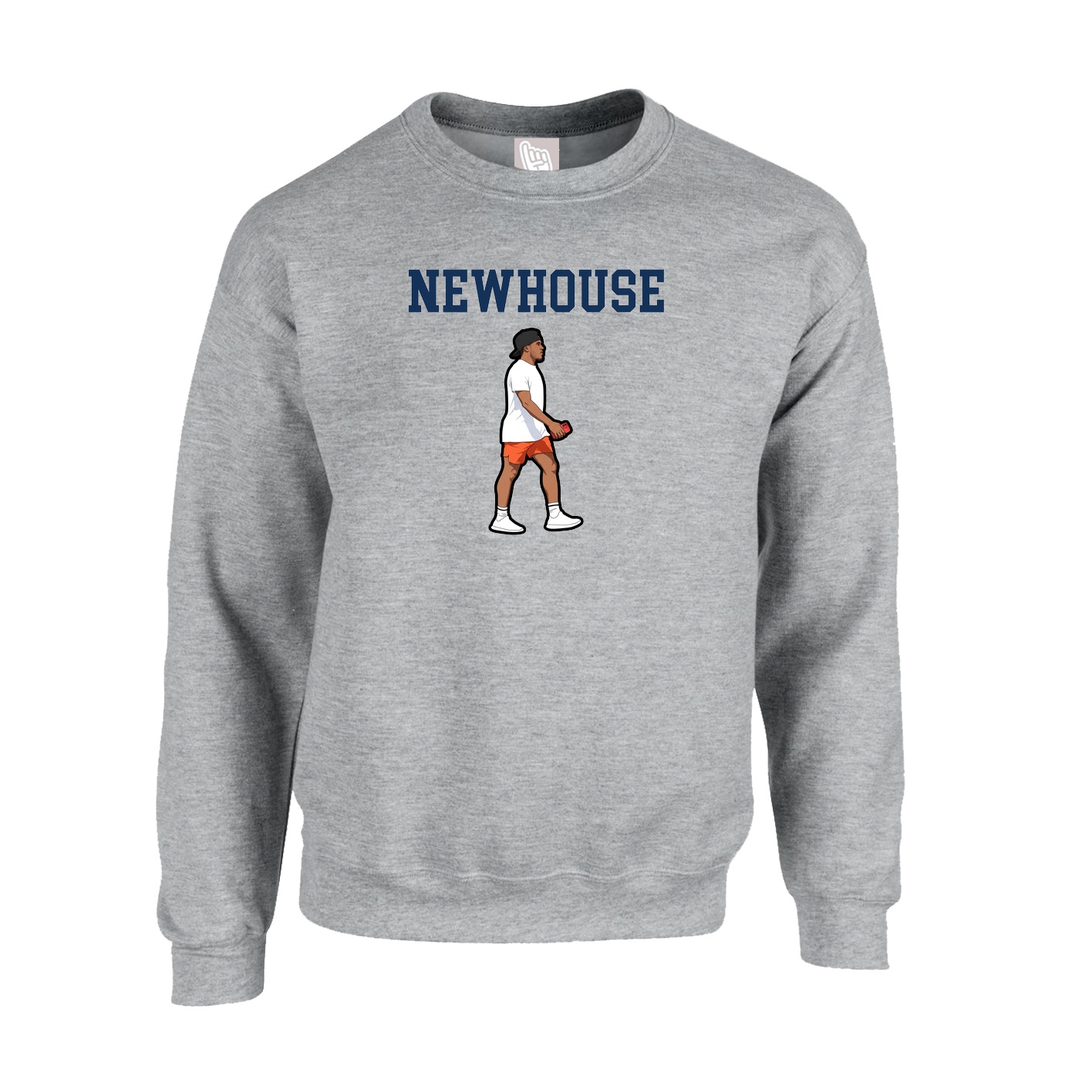 Fleece Crew — Shirsey in Grey